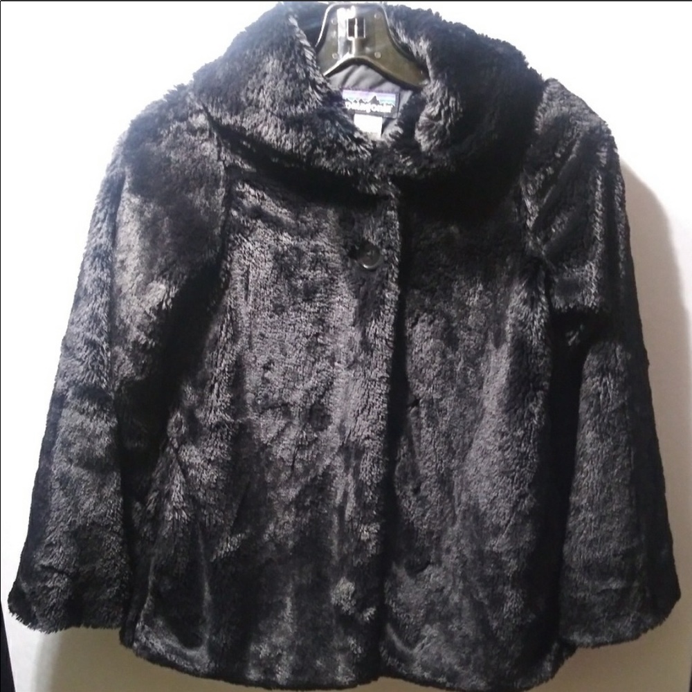 Black jacket Patagonia size 10